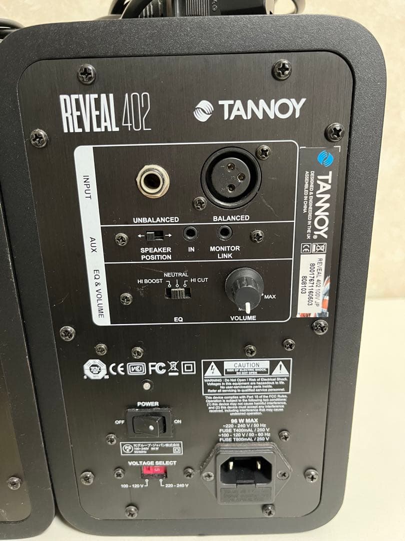 TANNOY REVEAL 402 モニタースピーカーペア