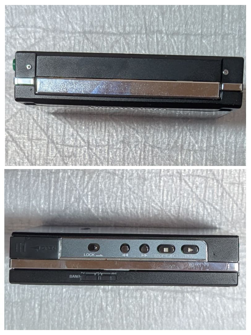 SONY CASSETTE PLAYER WM-F501 ケース付