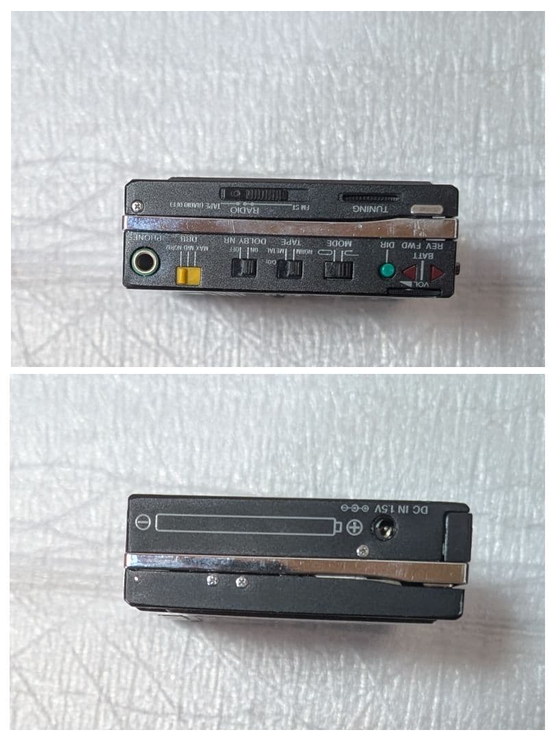SONY CASSETTE PLAYER WM-F501 ケース付