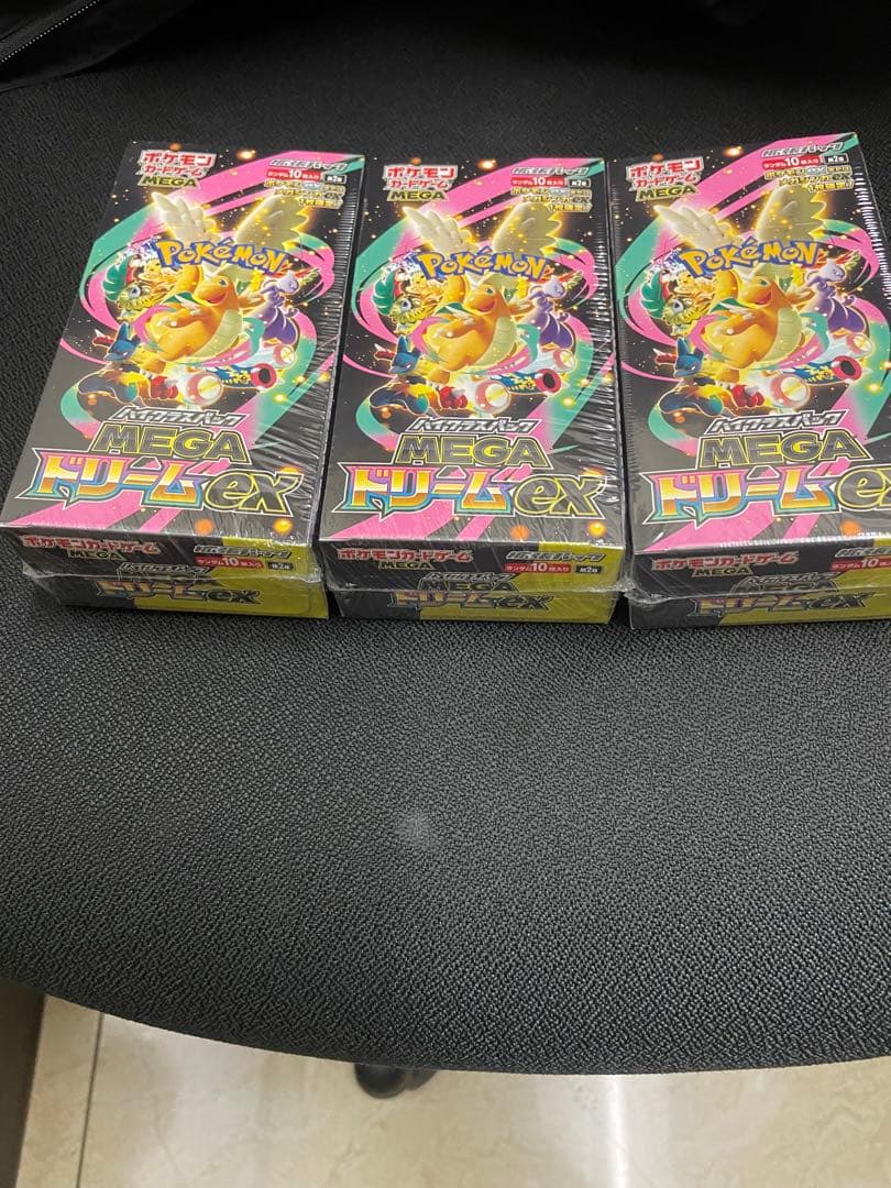 ポケモンカードゲーム MEGA ドリームEX 3boxシュリンク付き