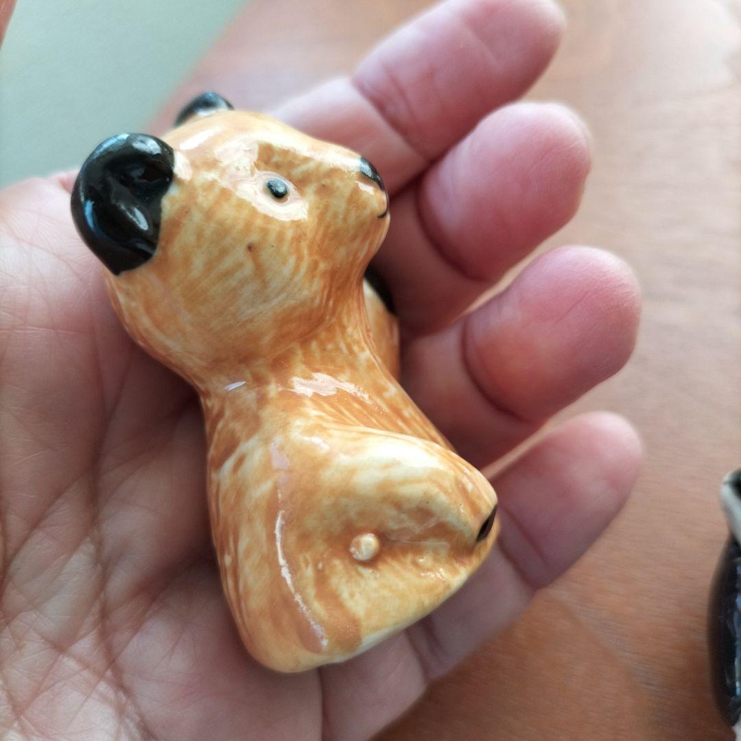 イギリス　ビンテージ　SOOTY ＆　SWEEＰ 陶器フィギュア