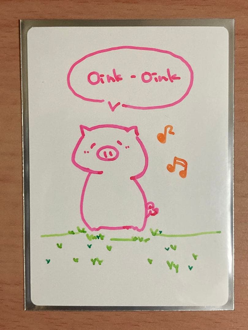 HOOKSOFT 純愛パック スタッフ直筆ホワイトカード⑤