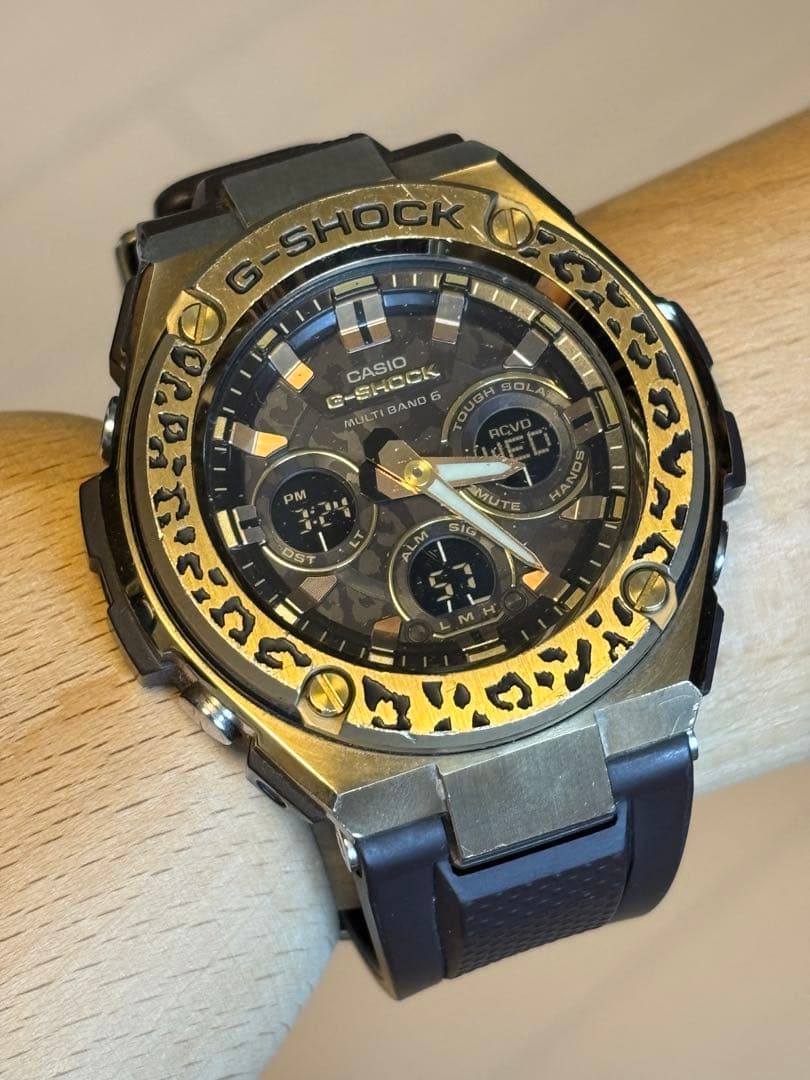 G-SHOCK/アースウォッチ/GST-W310/レオパード/限定/電波ソーラー