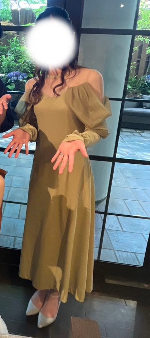 【最終値下げ・即購入可】ameri UNDVELOUROFF SHOULDERD