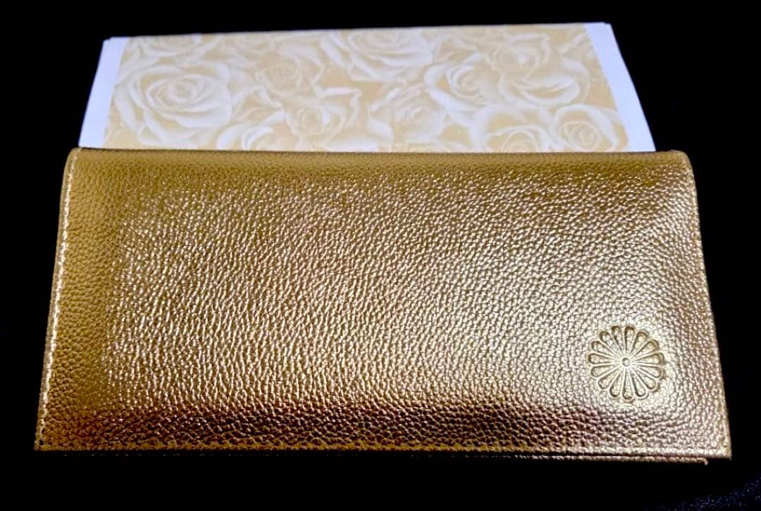 皇居　長財布　ゴールド　新品未使用　箱あり