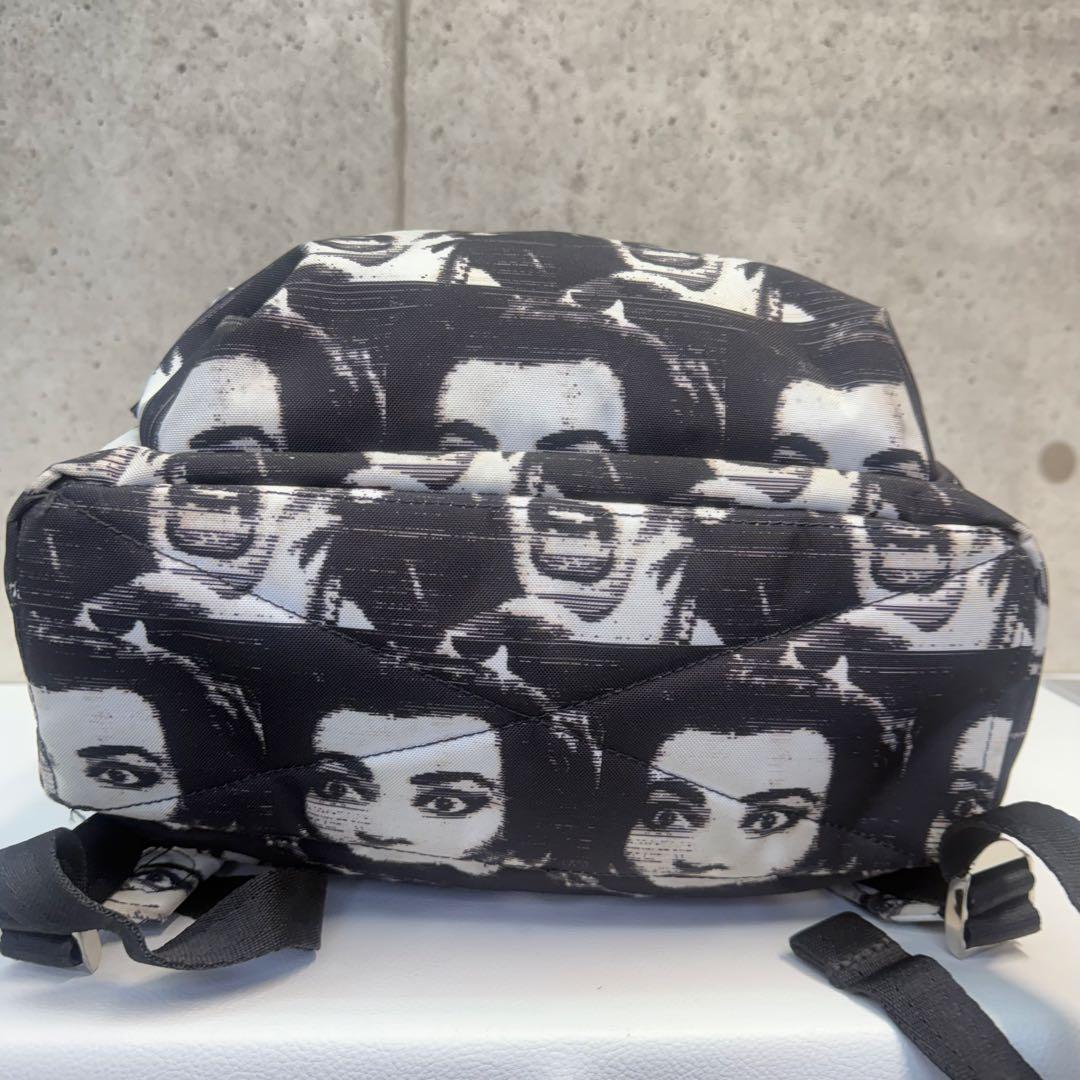 S*b様 マークジェイコブス マリアカラスプリント バックパックホワイト×ブラッ