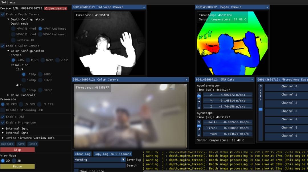 Microsoft Azure Kinect DK（中古・動作確認済み）