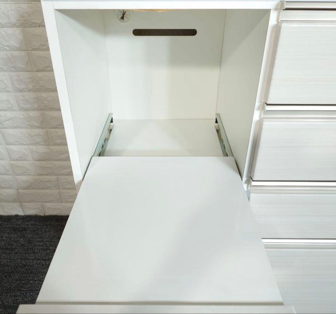 ニトリ キッチンボード 食器棚　Nポスティア100KB WH（幅100cm）