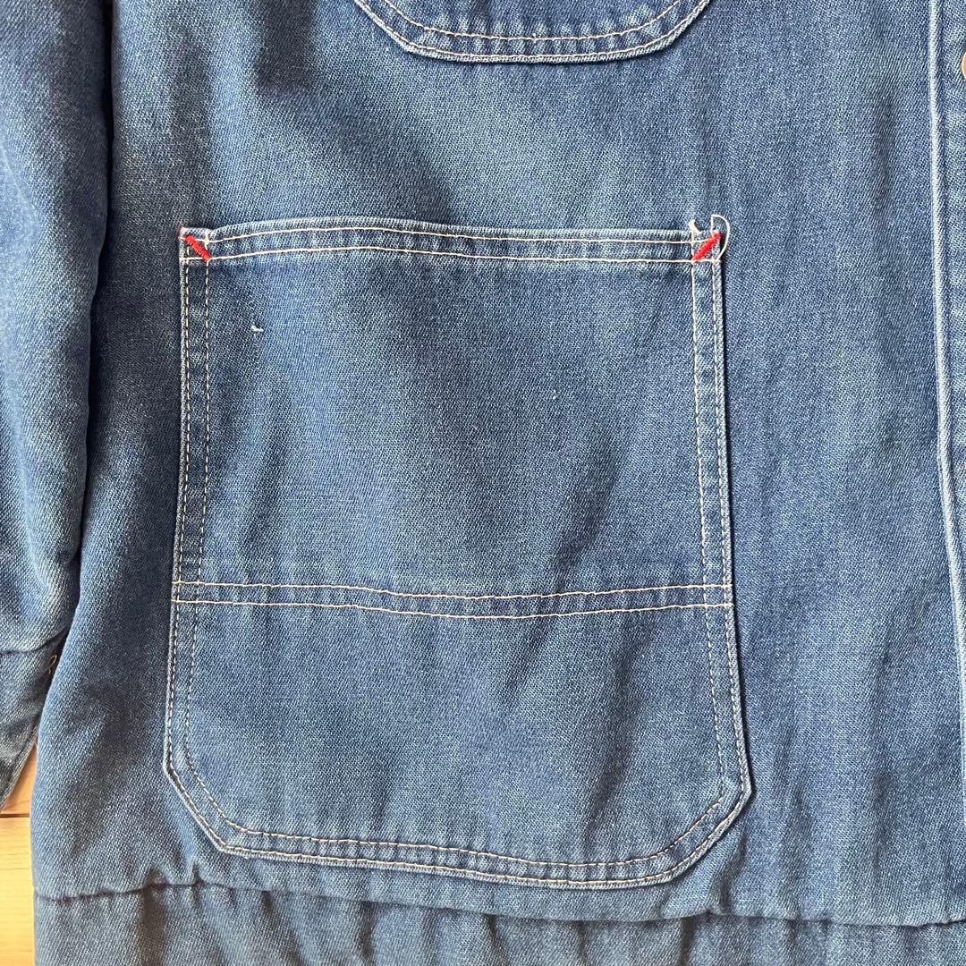 【最終価格】BIG MAC ビッグマック デニム カバーオール 襟コーデュロイ