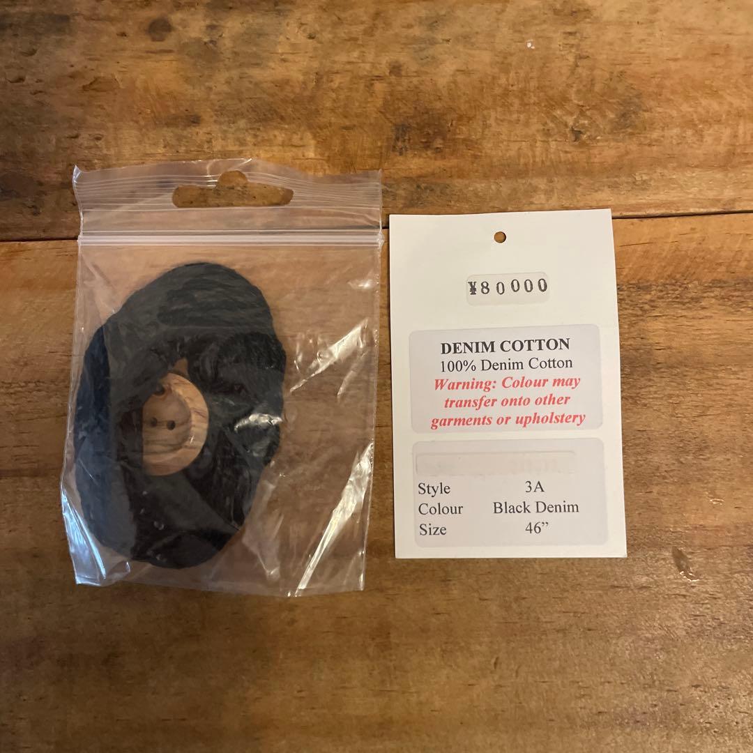 トップス INVERALLAN 3ACOTTON Black Denim46