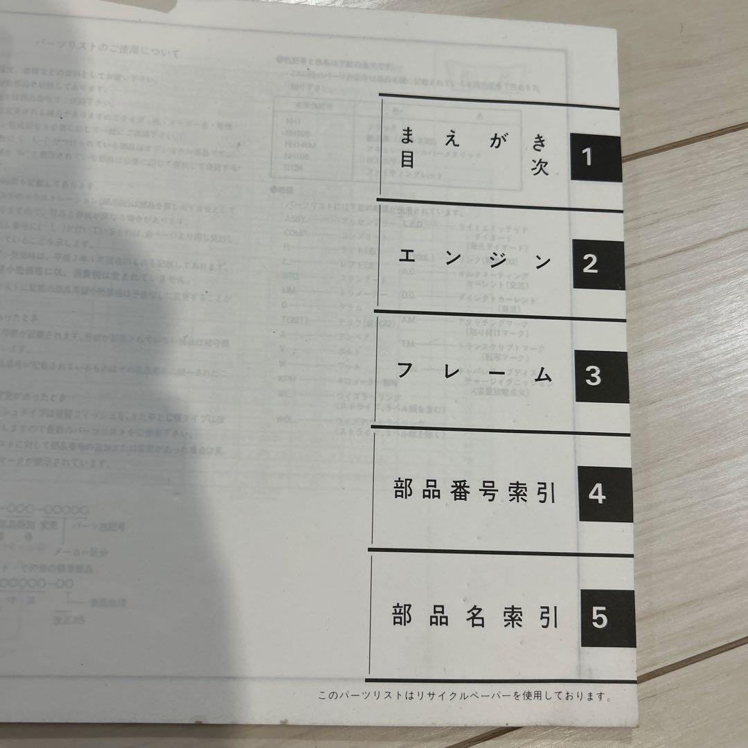 HONDA NS-1 サービスマニュアル & パーツリスト