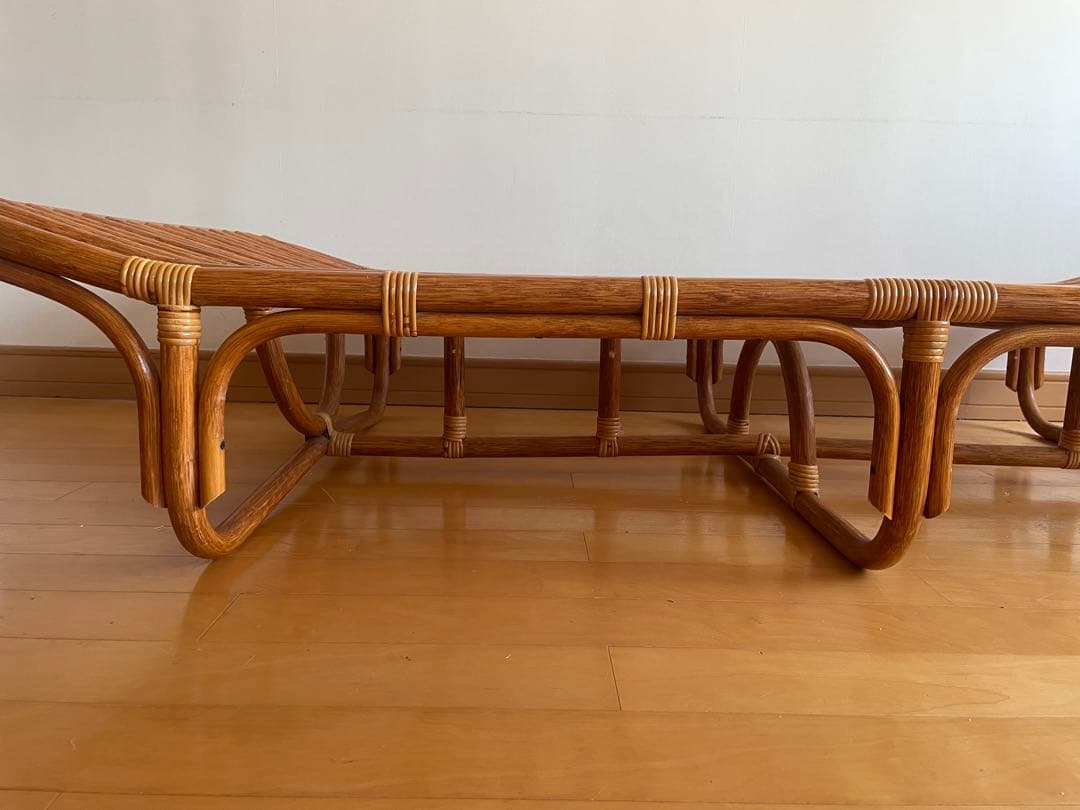 ザ、湘南サーファー❗️専用 《籐 ラタン シングルベッド》お引取り割引あり。