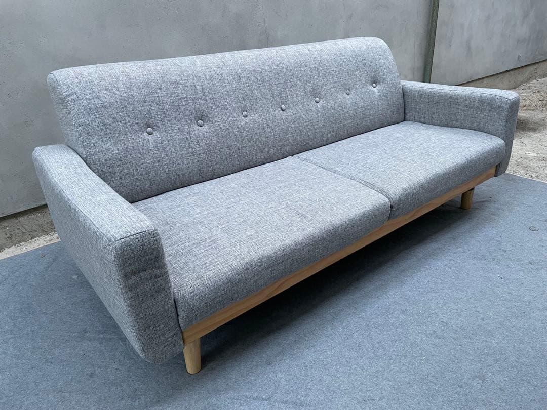 Ain　美品LOWYAロビーチェア ソファー アームソファー ファブリック