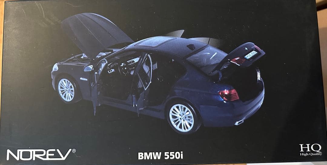 NOREVBMW 550i ミニカー Blue1/18