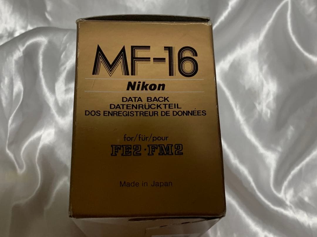 Nikon FM3A/FM2/FA/FE2用データバックMF-16