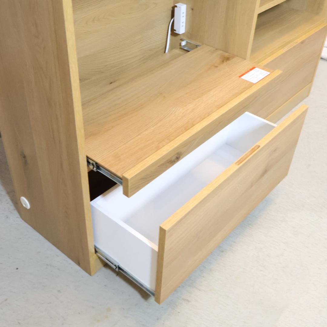 TAGA様　吉川木工 間仕切りキッチンカウンター スライド天板 レンジボード