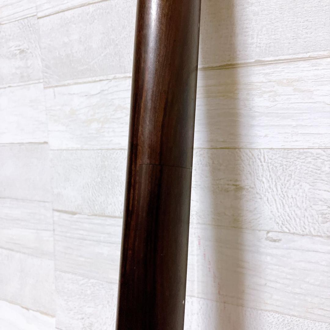 三味線 地唄 中棹 紅木 和楽器 ハードケース付き 三つ折 民謡 皮破れなし