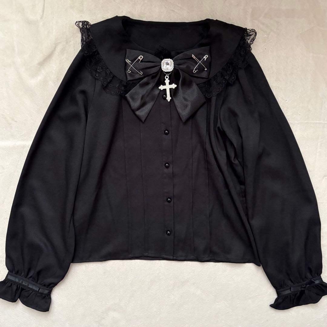 地雷 マーズ セーラーブラウス 十字架リボン ノエミー スカパン セットアップ