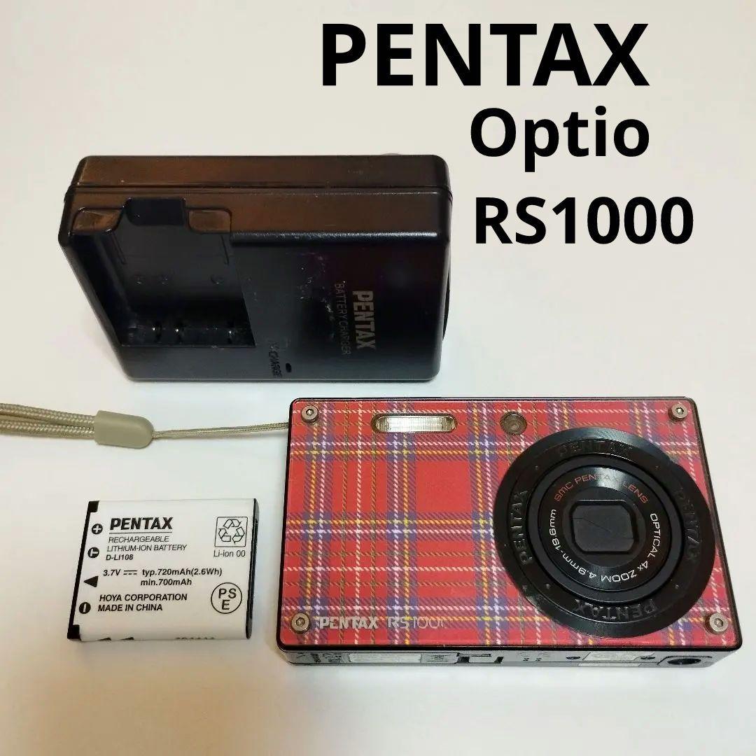 PENTAX OPTIO RS1000 レトロ コンデジ