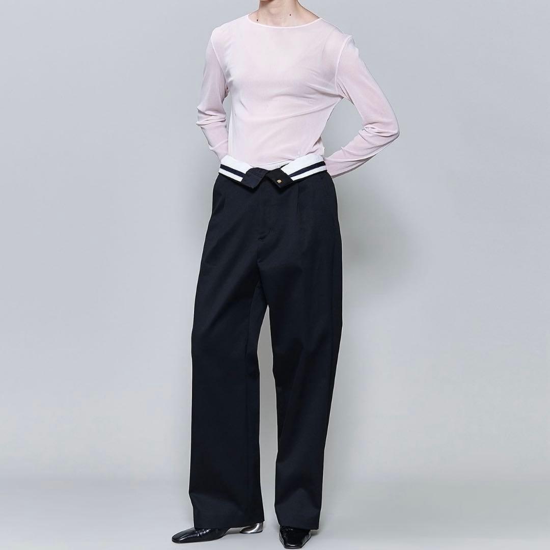 【tohne4】 6(ROKU) コットン チノ パンツ ブラック