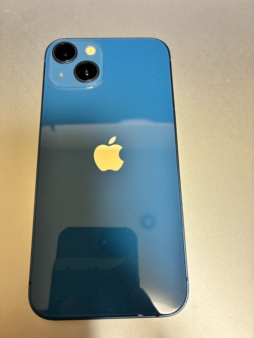 【美品】Apple iPhone 13 ブルー 128GB SIMフリー