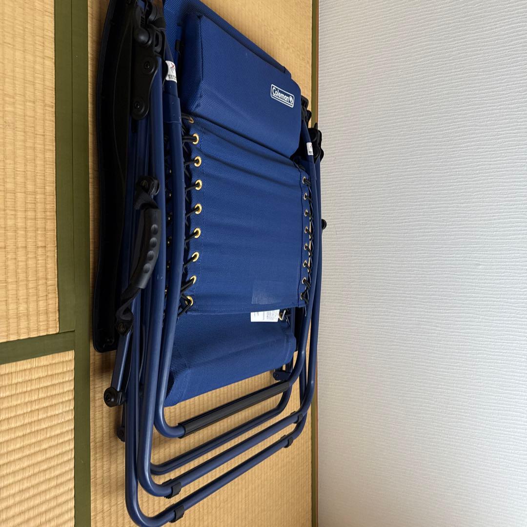 Coleman リクライニングチェア インフニィニティー ネイビー