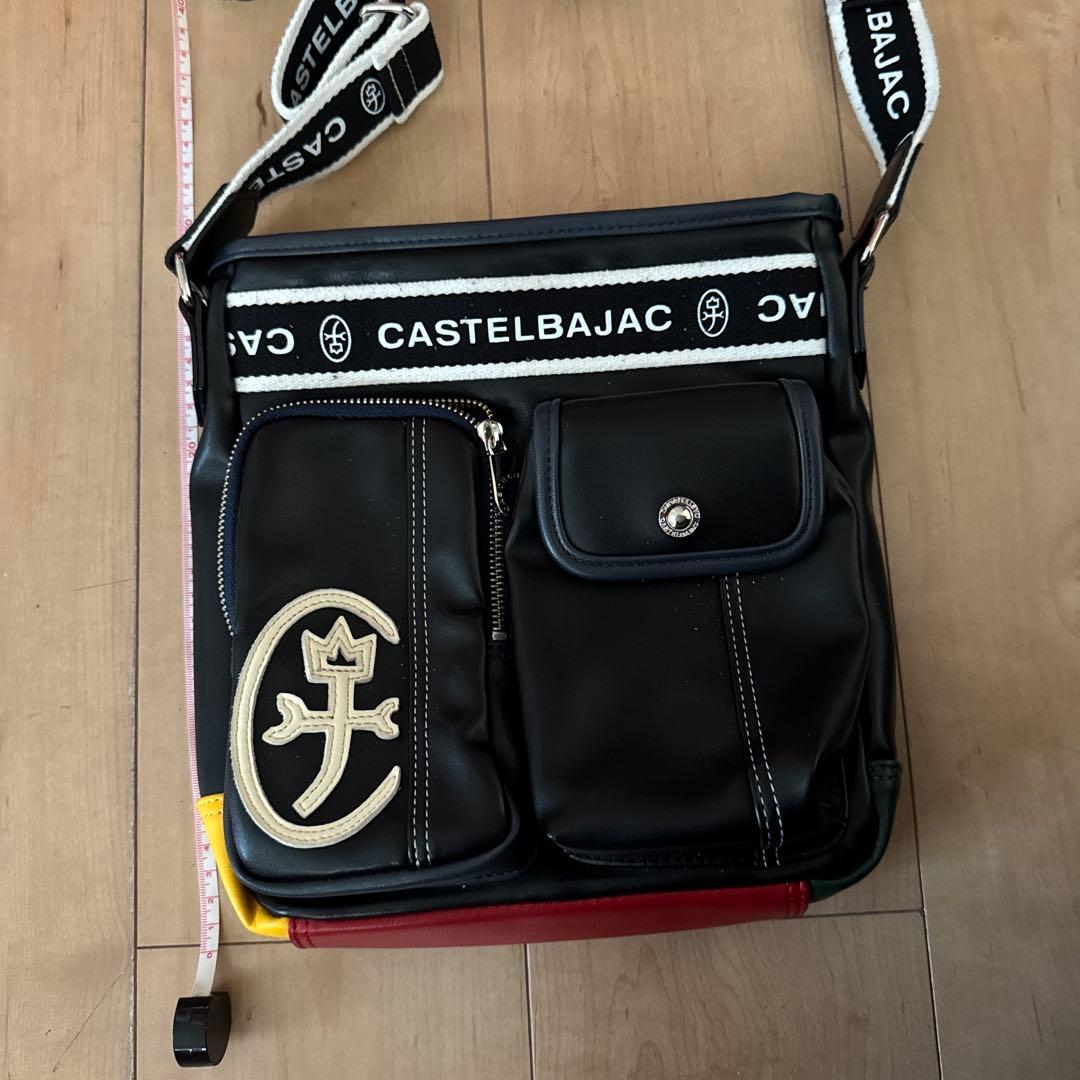 ✨CASTELBAJAC ショルダーバッグ ✨中型 黒赤黄