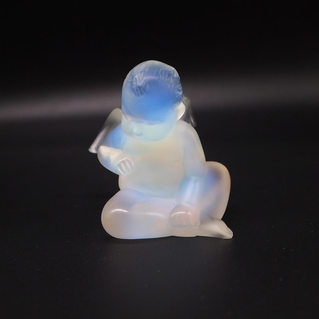 Lalique　ラリック　天使の置物　オパルセント フィギュリン
