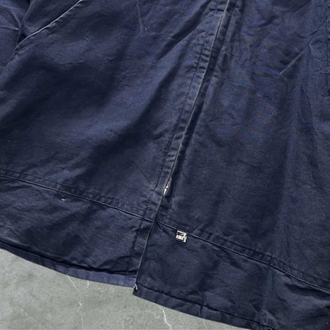 BIG BILL80s90s前半カナダ製ロングワークコートネイビー古着2XL相当