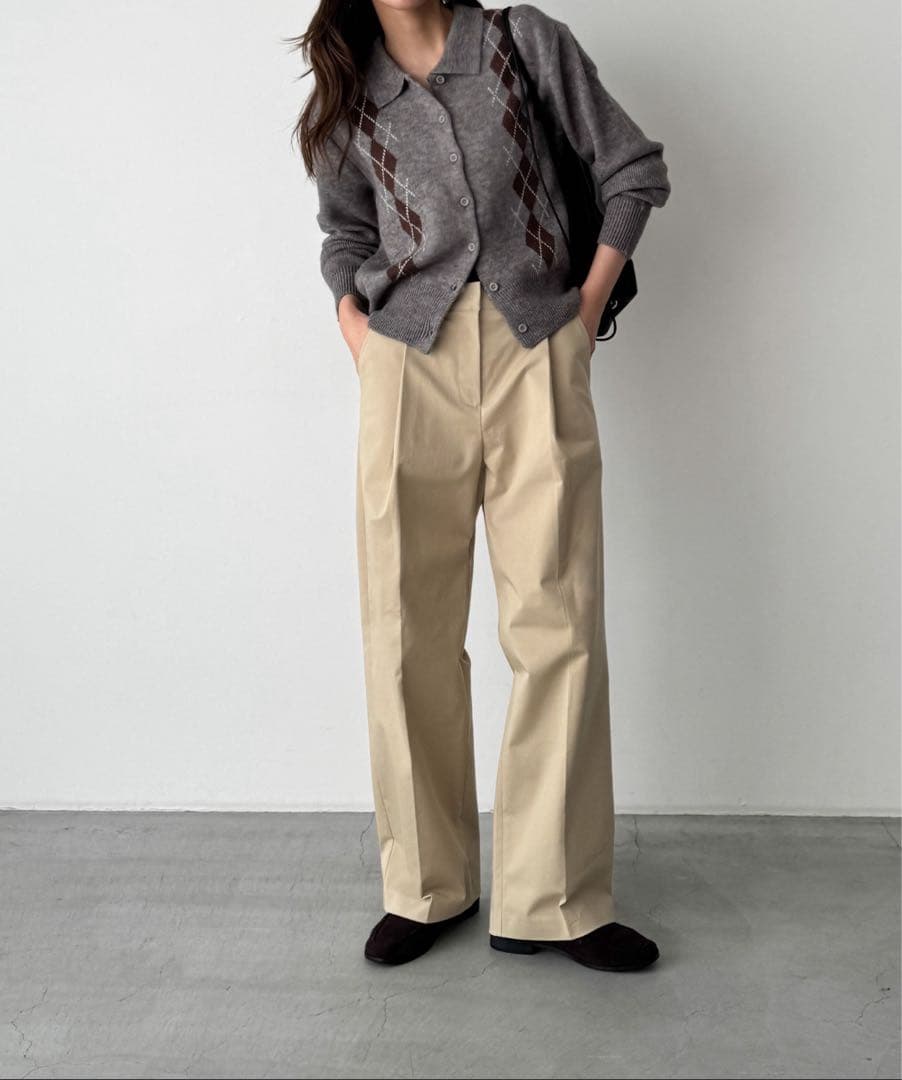 CANAL JEAN HARING　クラシックタックパンツ