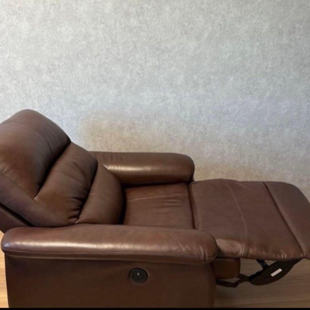 美品 電動リクライニングソファ　一人掛け　ニトリ