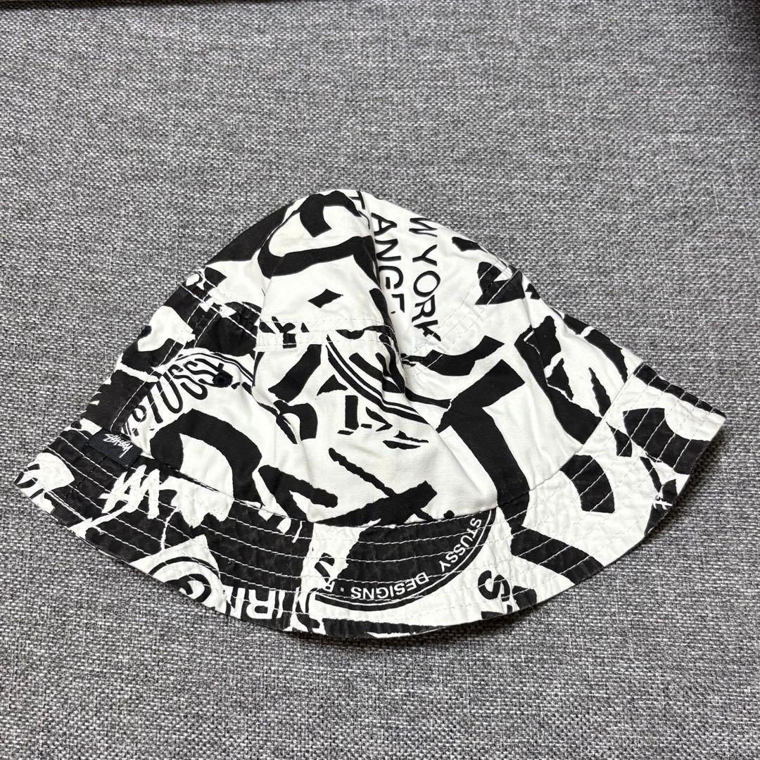 Stussy グラフィックデザイン バケットハット