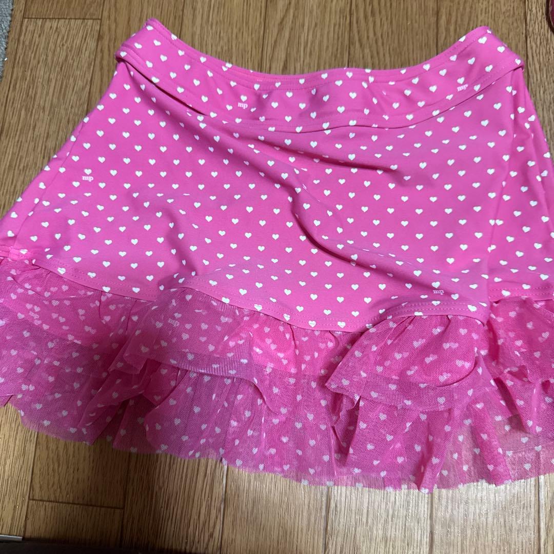 咲*音様 メゾピアノＪｒ．ピンク ハート柄 水着セット サイズ150