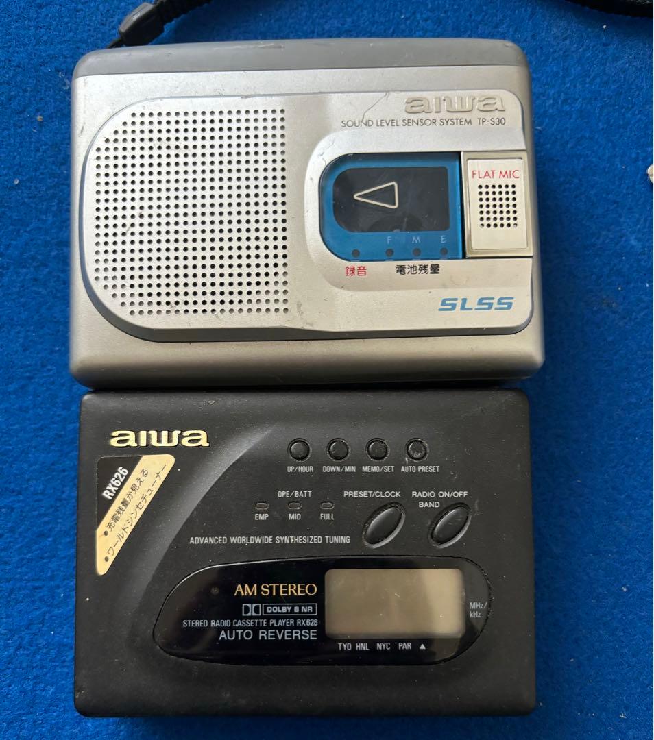 aiwa カセットラジオ　まとめ売り2台