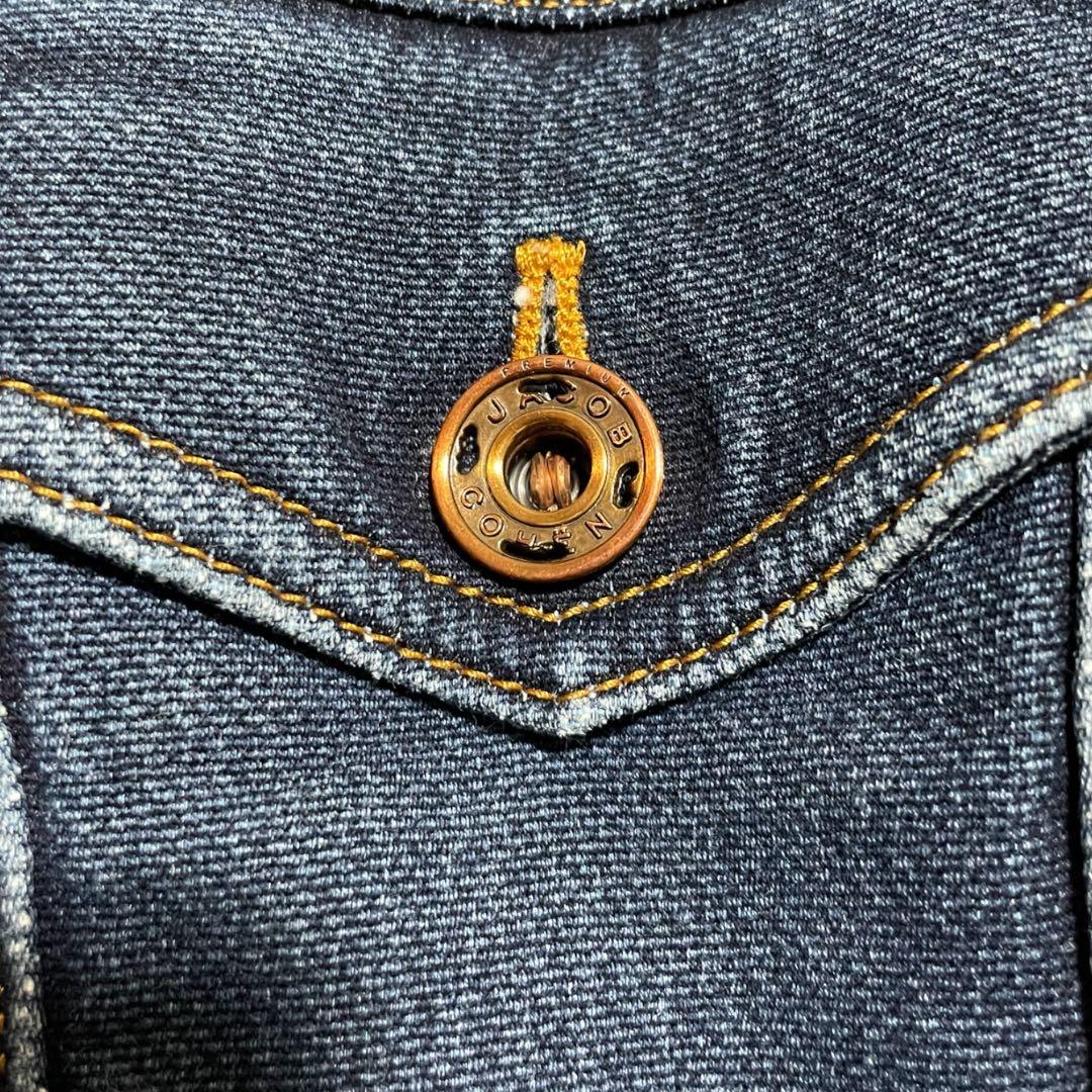 美品✨ ヤコブコーエン ストレッチ デニムジャケット L 濃紺 ネイビー