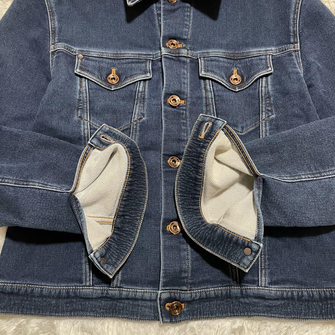 美品✨ ヤコブコーエン ストレッチ デニムジャケット L 濃紺 ネイビー