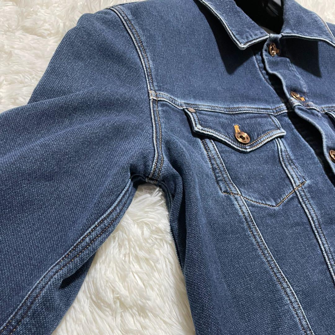 美品✨ ヤコブコーエン ストレッチ デニムジャケット L 濃紺 ネイビー