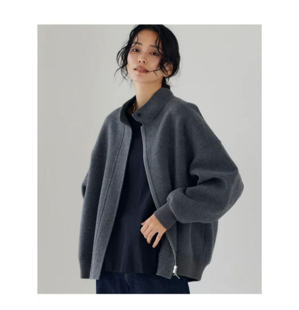 BARNYARDSTORM スタンドカラーウールブルゾン