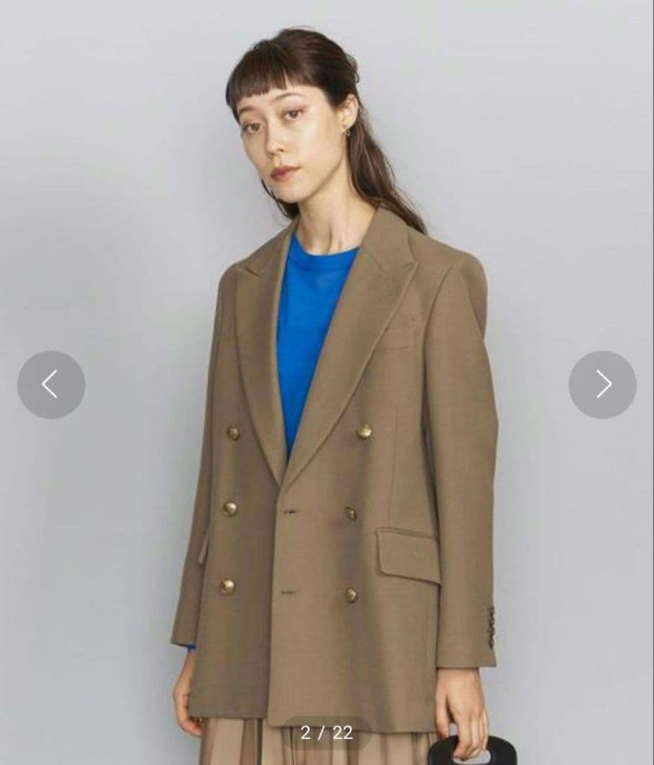 超人気◎美品★ユナイテッドアローズ　6B ダブルジャケット 3.5万　36