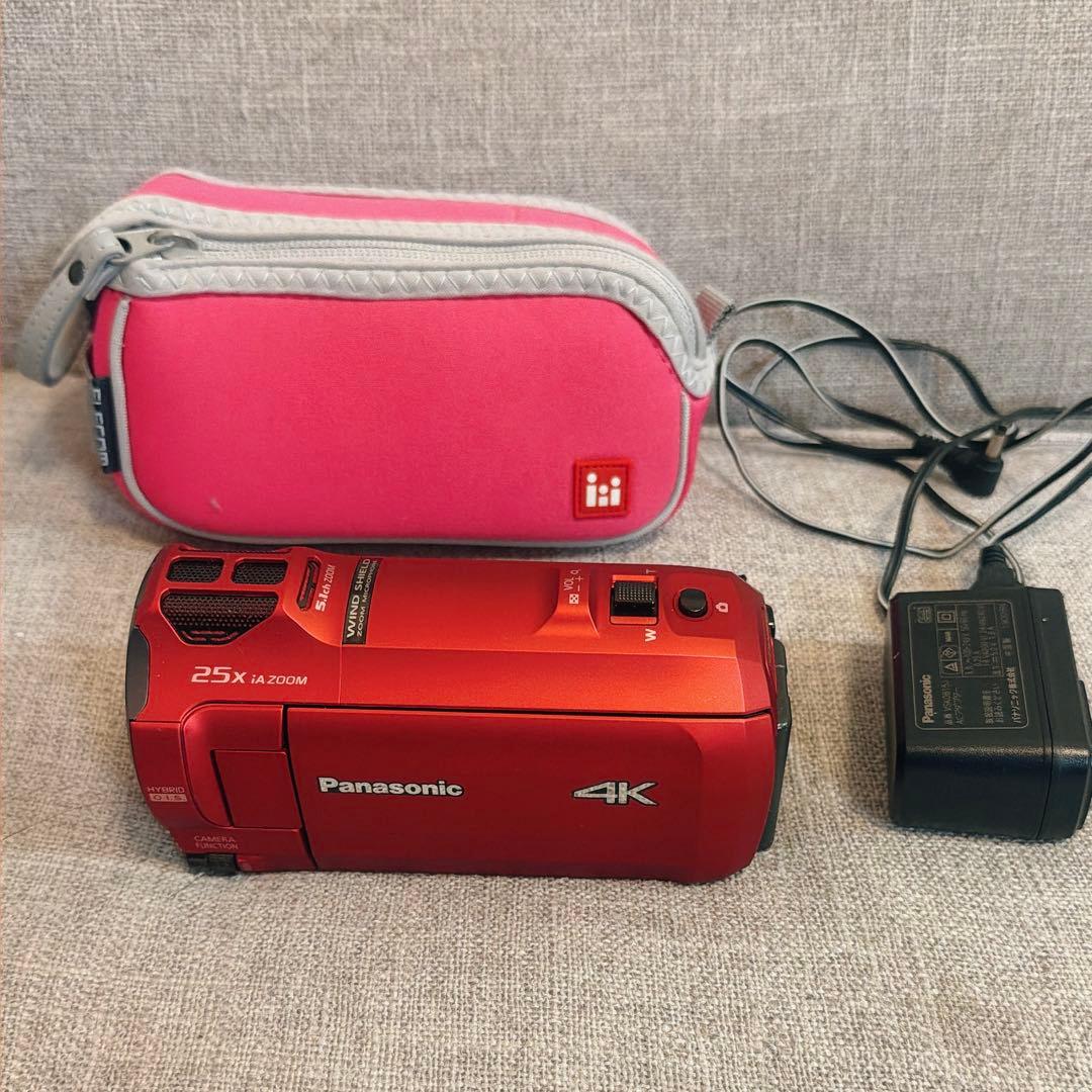 美品 Panasonic 4K ビデオカメラ 本体+ケース HC-VZX992M