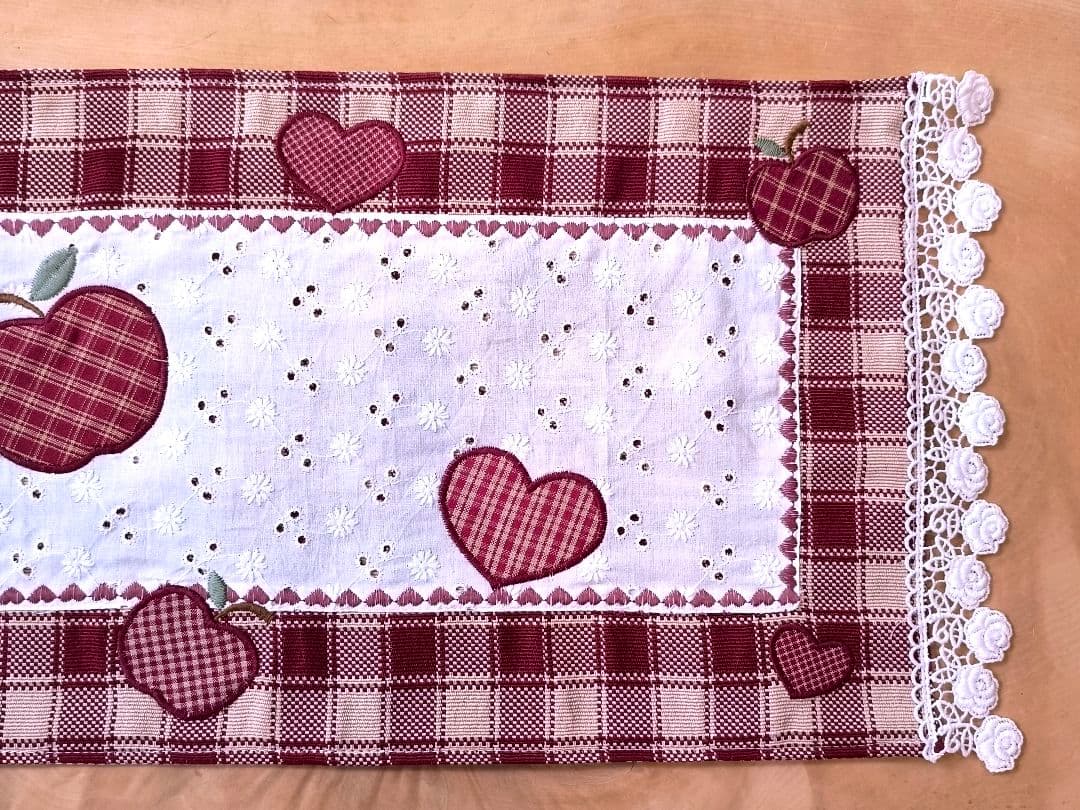 ⭐️アメリカンカントリー雑貨♥木製ෆまん丸りんごෆ＆ハンガー＆多目的マット