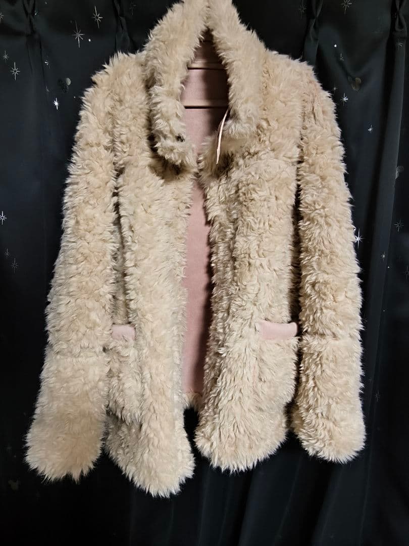 ファーコート ピンク リバーシブル　値下げ交渉受付ます