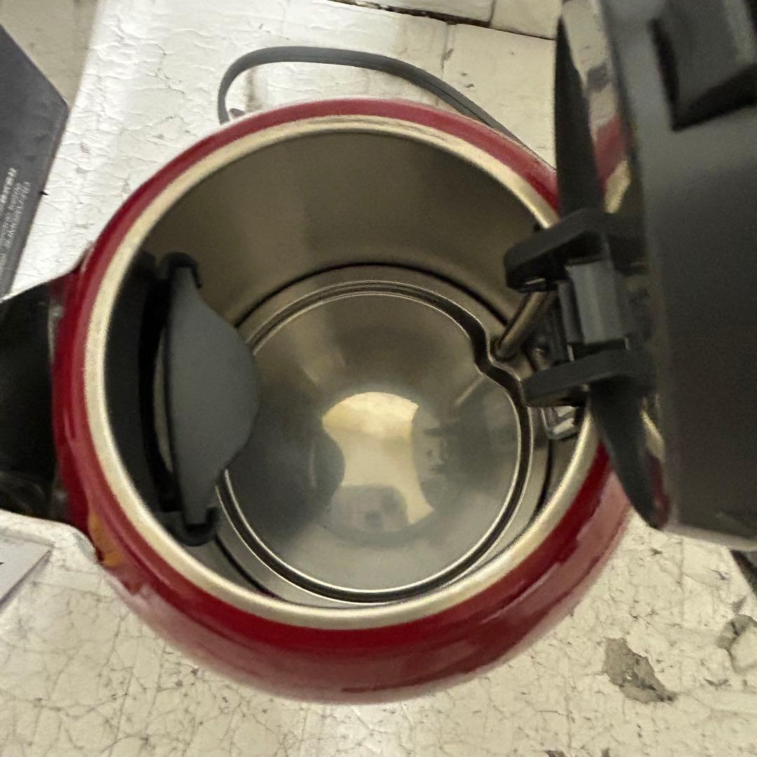 新品未使用！ DeLonghi kMix電気式コードレスケトル レッド1.0L