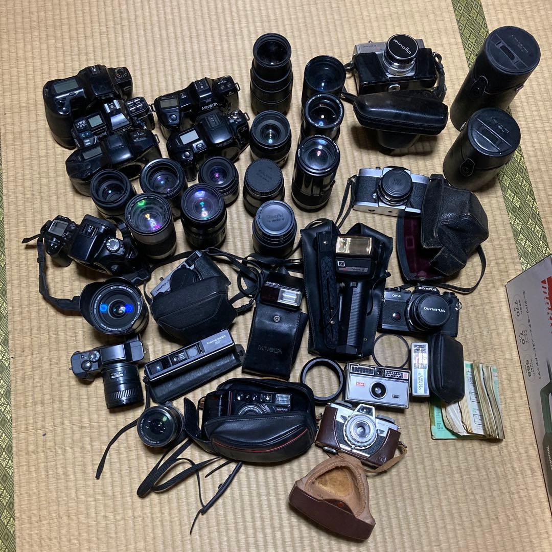 値下げ　フィルムカメラやレンズ　まとめ売り