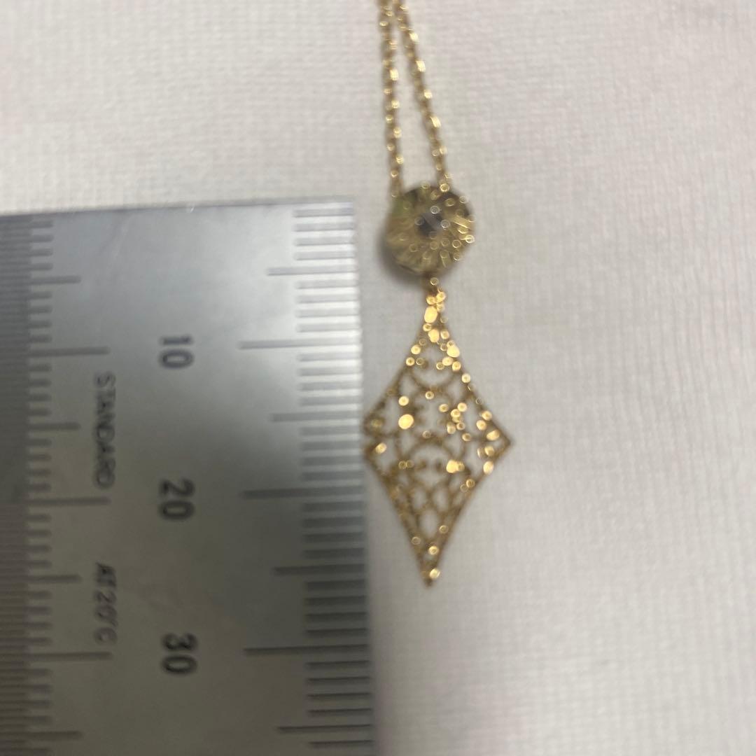 K18 YG（イエローゴールド）/WG （ホワイトゴールド）デザインネックレス