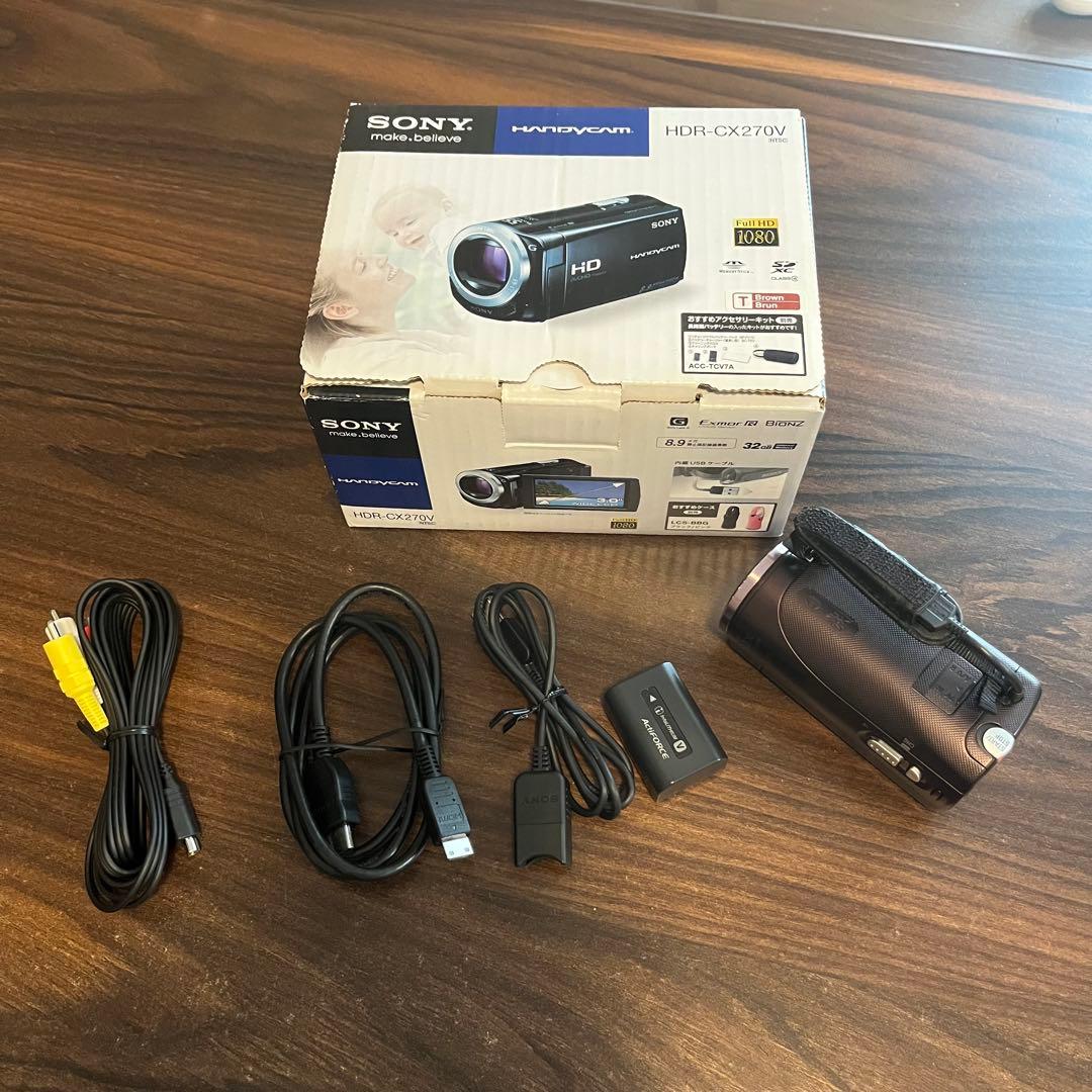 SONY HDビデオカメラ Handycam HDR-CX270V(T)