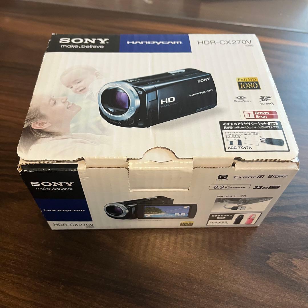 SONY HDビデオカメラ Handycam HDR-CX270V(T)