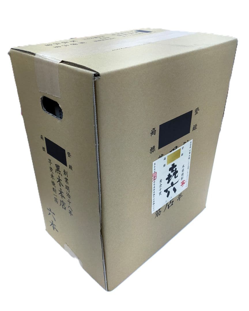 喜六 25度 720ml×6本 黒木本店 芋焼酎