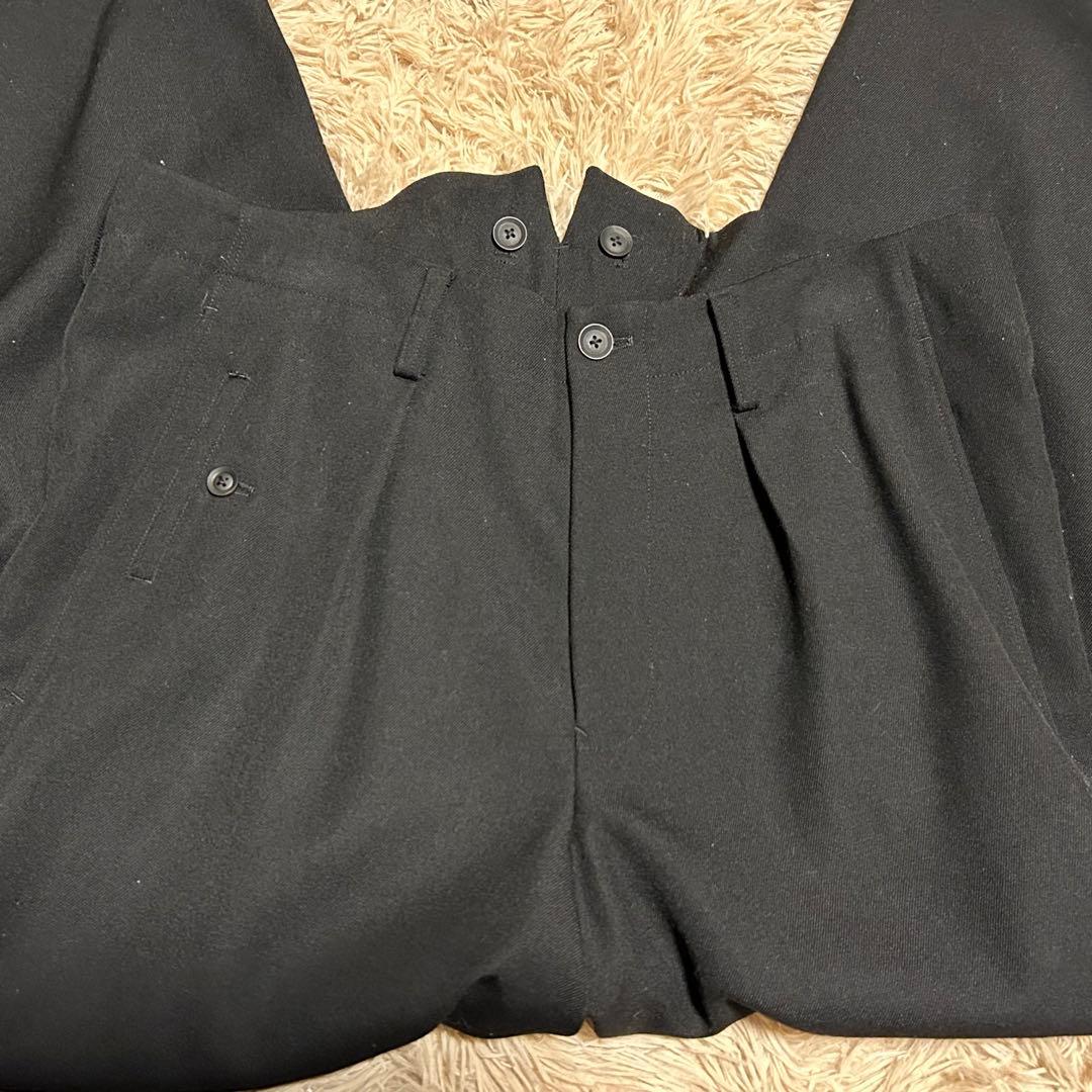 yohji Yamamoto 22aw サスペンダーパンツ オールドギャバジン