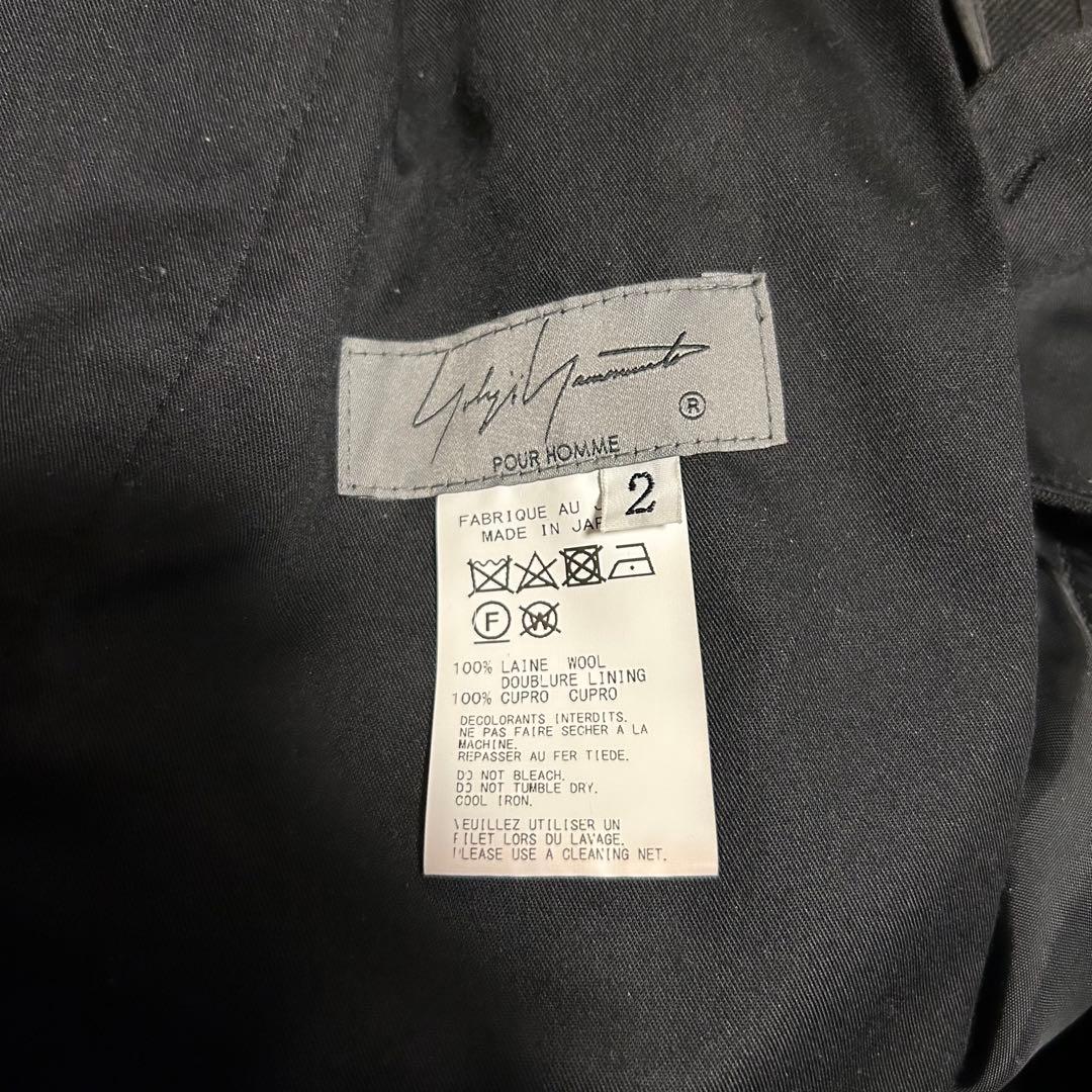 yohji Yamamoto 22aw サスペンダーパンツ オールドギャバジン